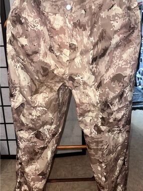 Blush MA Camouflage Pants Unisex Adult L Regular Polyester Brown Tan Beige